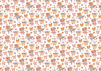 Tela de Encuadernar Sweet Dance PapersForYou 70x50cm
