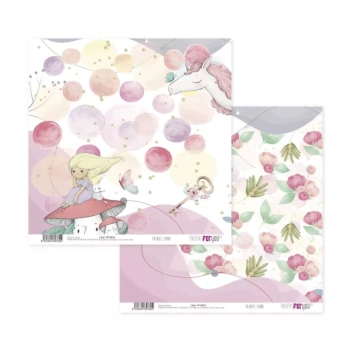 Papel Mundo Mágico Fairies Land PapersForYou 30x30cm