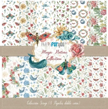 Kit de Scrapbooking Magic Nature PapersForYou 30x30cm