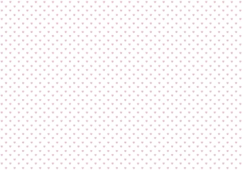 Tela de Encuadernar Corazón Rosa Bebé PapersForYou 70x50cm
