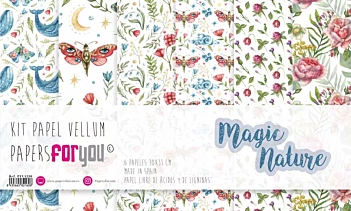 Kit de Papeles Vellum Magic Nature PapersForYou 30x31cm