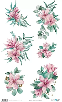 Papel de Arroz Multi Flower #02 PapersForYou 54x33cm