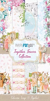 Kit de Scrapbooking Together Forever PapersForYou 15x30cm