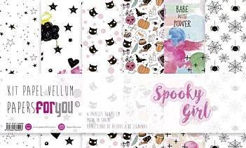 Spooky Girl PapersForYou vellum paper kit 30x31cm