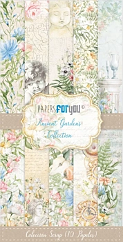 PapersForYou Ancient Gardens Scrapbooking-Kit 15x30cm