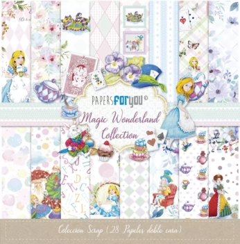 Kit de Scrapbooking Magic Wonderland PapersForYou 15x15cm