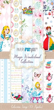 Magic Wonderland PapersForYou Plakboekpakket 15x30cm