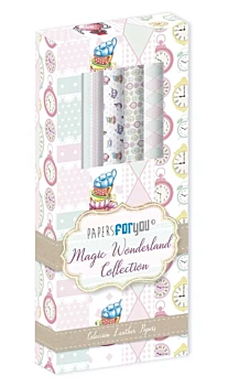 Kit Papeles Leather Magic Wonderland 32x30cm