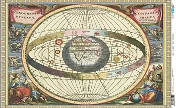 Rice Paper Zodiacal Map PapersForYou 54x33cm