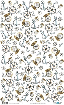 Papel de Arroz Motivos Marítimos II PapersForYou 54x33cm