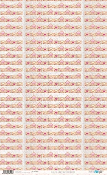 Papel de Arroz Sobres con Corazones Together Forever PapersForYou 54x33cm