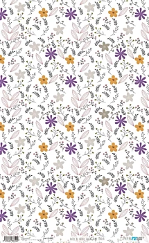 Papel de Arroz Flores y Hojas Loving and Tender PapersForYou 54x33cm
