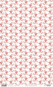 Rice Paper Balloons and Clouds Baby Girl World PapersForYou 54x33cm