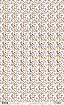 Rice Paper Orange Flowers The Flowering Project PapersForYou 54x33cm