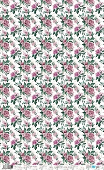 Rijstpapier Boeketten Bloemen Rozen Botanische Rozen PapersForYou 54x33cm