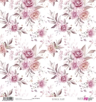 Scrap Papier de Riz Bouquets de Roses Botanical Bloom PapersForYou 30x30cm