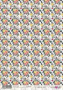 Rijstpapier Kleurrijke bloemen The Flowering Project PapersForYou 30x21cm