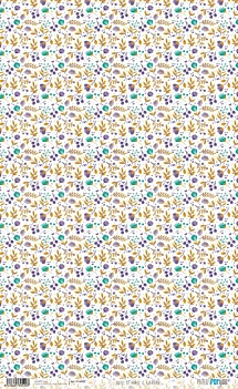 Papel de Arroz Ramas Ocre Il Giardino PapersForYou 54x33cm