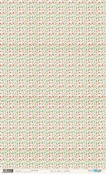 Rijstpapier Mini Rode Bloemen Il Giardino PapersForYou 54x33cm