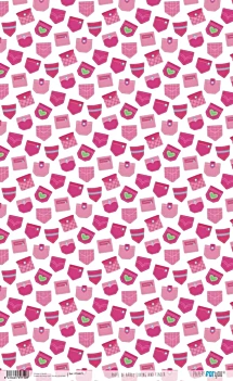 Papel de Arroz Bolsillos Rosas Loving and Tender PapersForYou 54x33cm