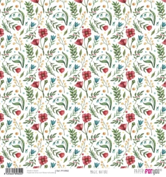 Rijstpapier Klaprozen Magic Nature PapersForYou 30x30cm