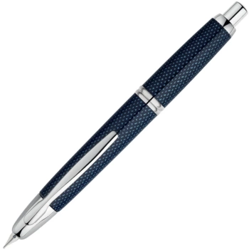Einziehbarer Füllfederhalter 1500 Pilot M, blau-Graphite, rhodiniert