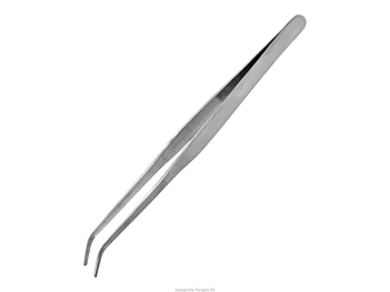 Pincettes courbes Vallejo en acier inoxydable