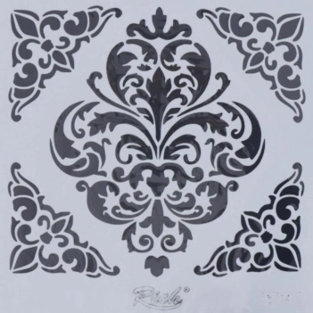 Rich Schablone Fleur de Lis 25x25cm 
