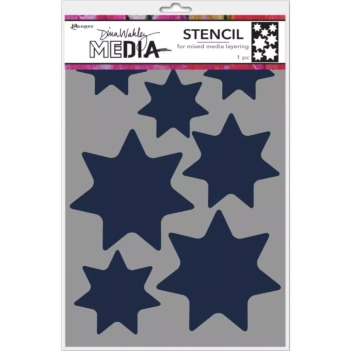 Plantilla de stencil Circles For Painting Dina Wakley Media 22x15cm