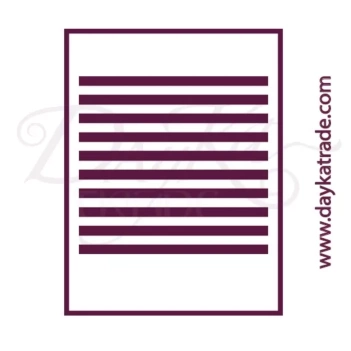 Dayka Stencil Template Stripes 21x30cm T-3261