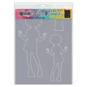 Ranger Dyan Reaveley Dylusions Stencil Template Maisie 23x30cm
