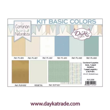 Kit de Scrapbooking Básicos Niño En Comunión con la Naturaleza 30x30cm