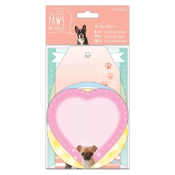 Tarjetitas troqueladas Paws for Thought Docrafts