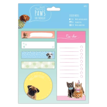 SUPER OFERTA **40%** Notas adesivas Paws for Thought