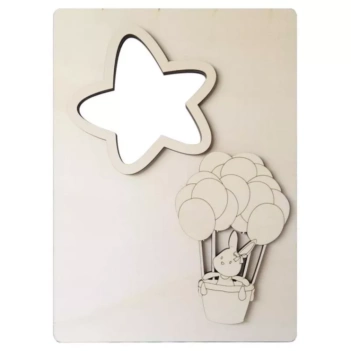 Percha de Madera Conejitos Artis Decor