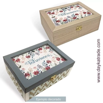 Caja de Infusiones + Tela Prediseñada Dayka 20x15cm