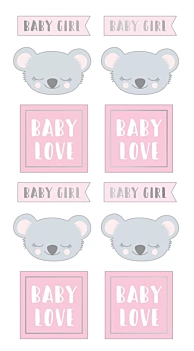 Puffy Stickers My Little baby Artemio

