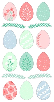 SUPER OFERTA **40%** Puffy Stickers Huevos Mariposa Artemio