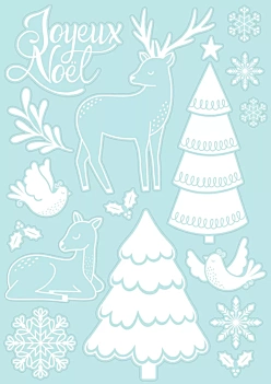 Let it Snow Zestaw do scrapbookingu Artemio 30x30cm