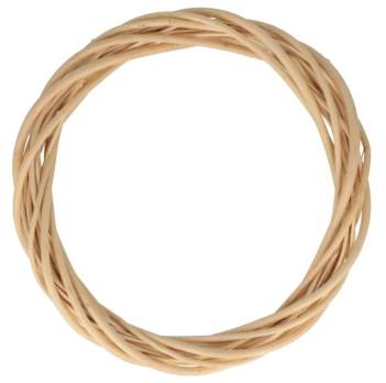 Corona de madera 25cm Artemio