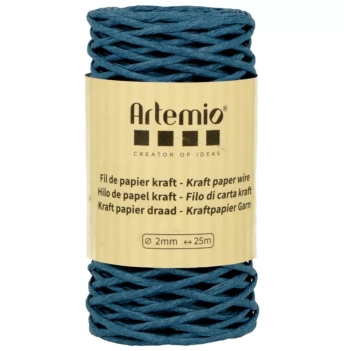 Artemio Donkerblauw Papieren Koord 2mm