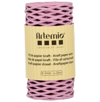 Artemio Roze Papieren Koord 2mm