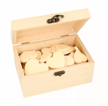 Caja joyero de madera