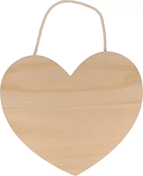Corazón de madera Artemio