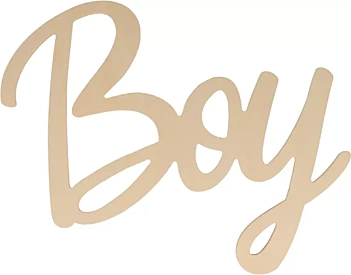 Die-cut de madera Baby Artemio

