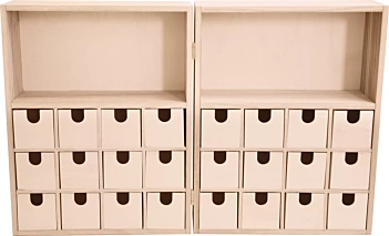 Artemio Gate Adventskalender mit 24 Schubladen