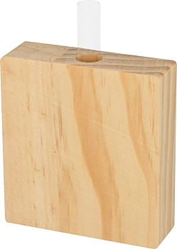 Artemio Square Wooden Vases Set