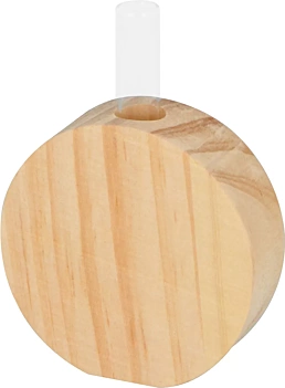Set of Circular Wooden Vases Artemio
