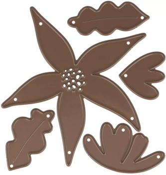 Große Blumen-Farbblock-Stanzformen Artemio