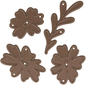 Farbblockstanzformen Kleine Blumen Artemio